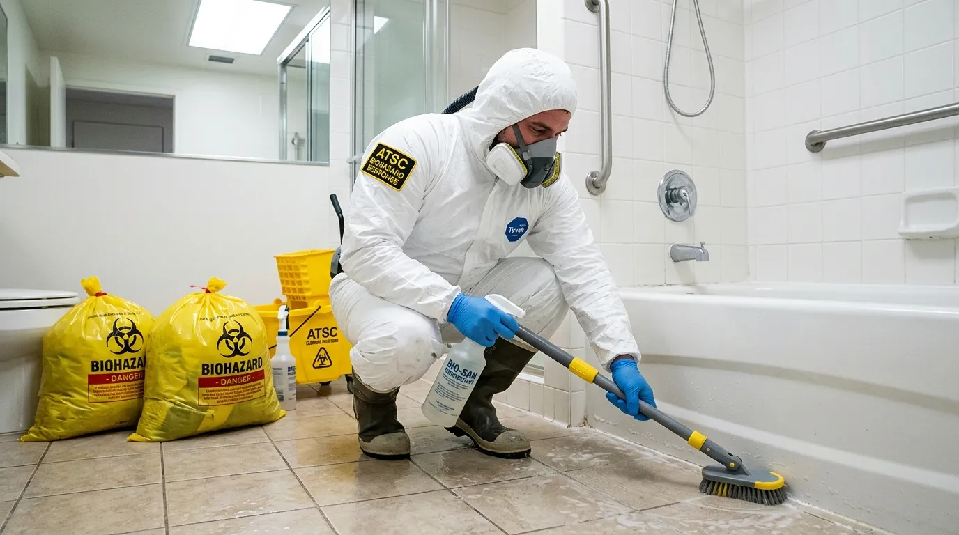 Decontamination equipment deployed for Blood Cleanup in Triangle